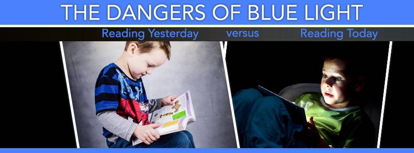 bluelight dangers, reading in the past and present